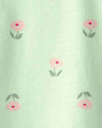 Baby Girl Floral Top - Green, 