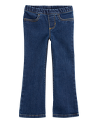 Toddler Flare Pull-On Denim Jeans, image 1 of 5 slides