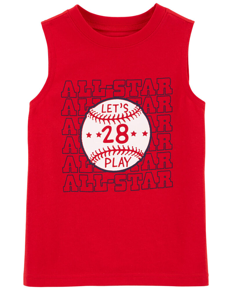 Baby All-Star Baseball Graphic Tank, image 1 of 3 slides