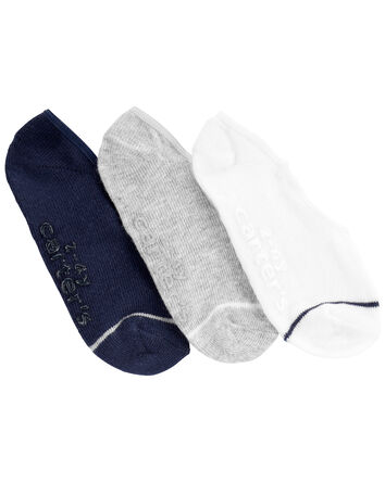 Toddler 3-Pack No-Show Socks, 