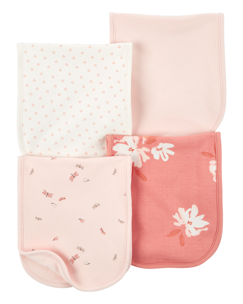 Baby 4-Pack Burp Cloths, image 1 of 1 slides