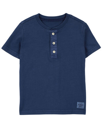 Toddler Short-Sleeve Henley Tee, 