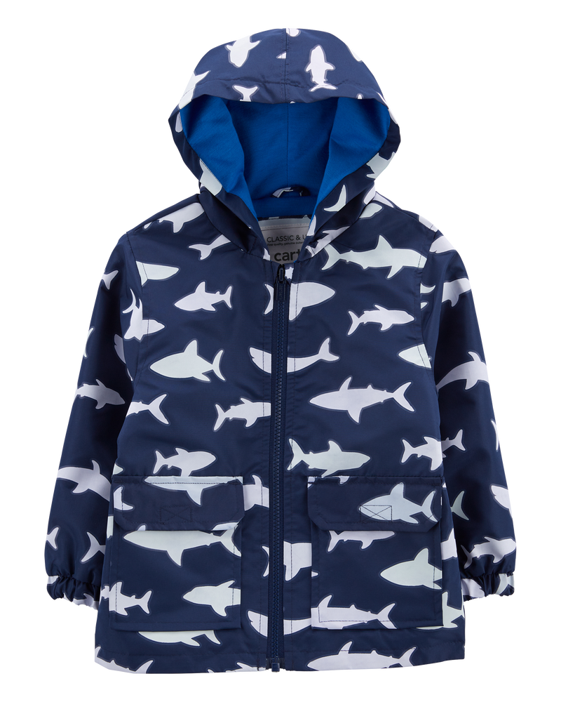Baby Shark Color-Changing Rain Jacket, image 1 of 5 slides