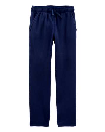 Kid Pull-On Fleece Cinched-Hem Pants, 