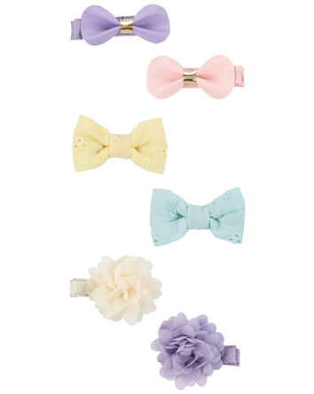 Baby 6-Pack Hair Clips, 