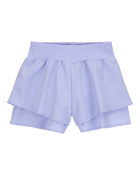Kid Flowy Layered Flip Short - Purple, image 1 of 6 slides