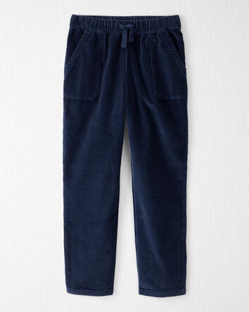 Kid Organic Cotton Corduroy Drawstring Pants, 