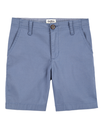 Boys Flat-Front Shorts - Blue, 