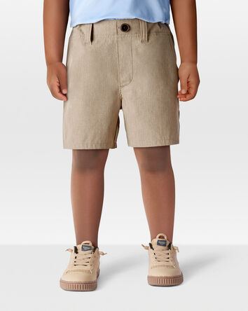 Toddler Boy Active Pull-On Uniform Shorts - Khaki, 