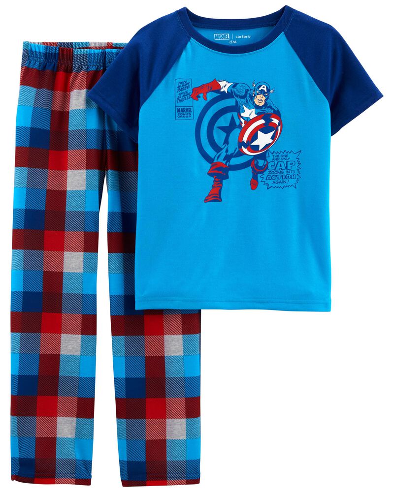 Kid 2-Piece ©MARVEL Loose Fit Pajamas, image 1 of 2 slides