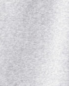 Boys Solid Fleece Drawstring Joggers - Grey, image 3 of 4 slides