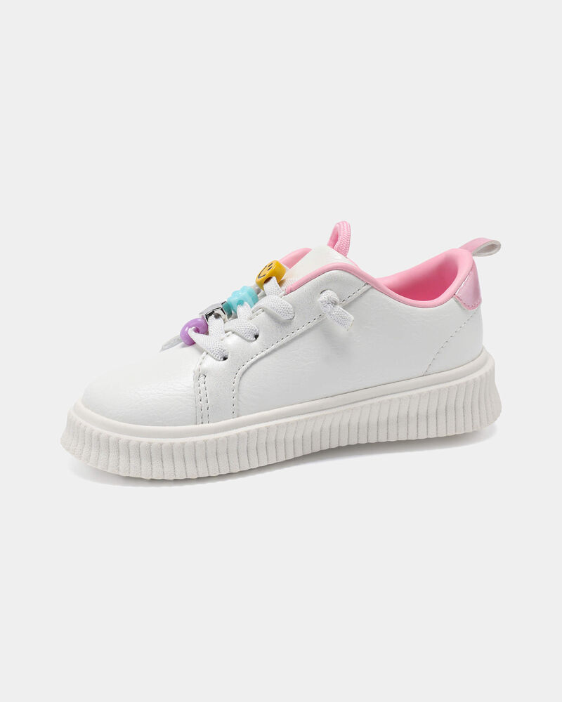 Toddler Girl Charm Casual Shoes - White/Pink, image 6 of 6 slides
