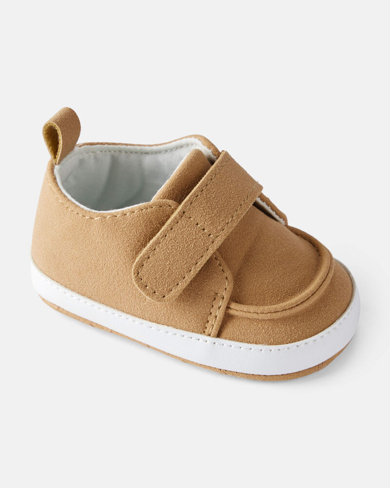 Baby Boy Pull-On Casual Sneakers - Brown, image 1 of 6 slides