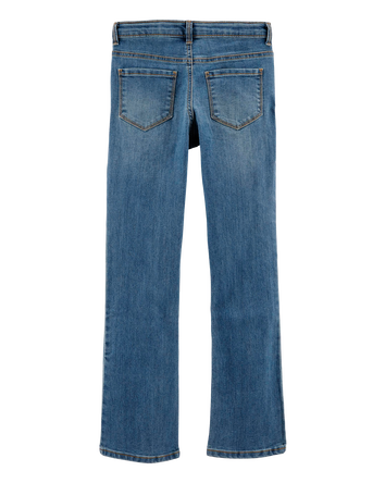 Kid Medium Wash Plus-Fit Boot-Cut Jeans, 