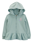 Baby Embroidered Peplum Jacket, image 1 of 3 slides