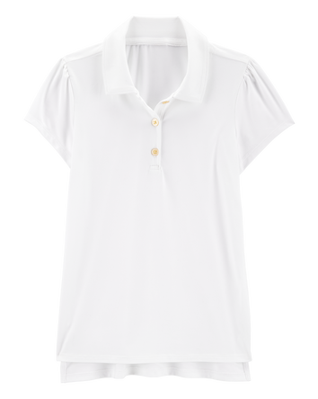 Kid Active Uniform Polo Shirt - White, 