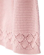 Kid Pointelle Crotchet Knit Skirt - Pink, image 2 of 4 slides