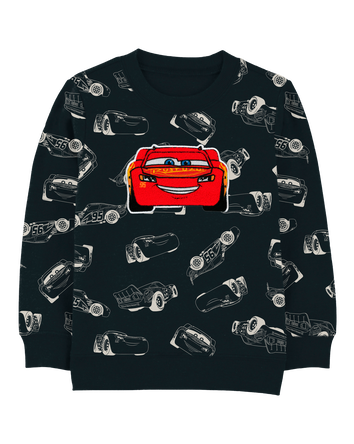 Toddler Cars Pullover - Black, 