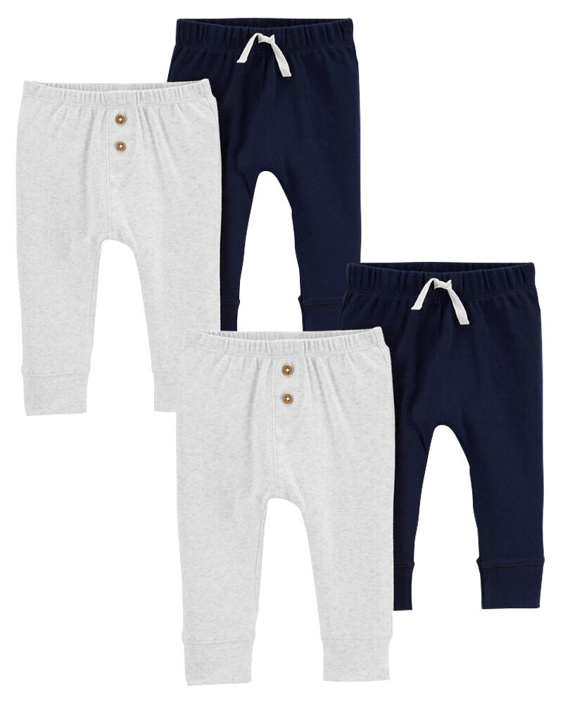 Baby 4-Pack Pull-On Joggers Set, image 1 of 1 slides