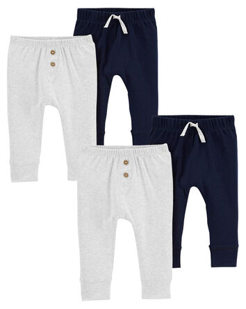 Baby 4-Pack Pull-On Joggers Set, 
