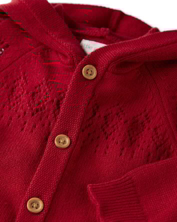 Baby Organic Cotton Sweater Knit Pram, 