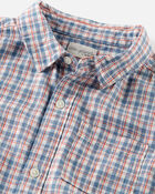 Kid Plaid Button-Front Shirt, image 2 of 4 slides