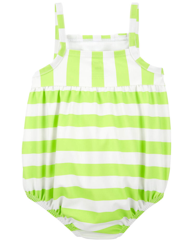 Baby Striped 1-Piece Swimsuit, image 2 of 4 slides