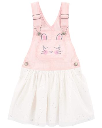 Baby Bunny Glitter Jumper Dress, 