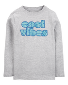 Boys Cool Vibes Long-Sleeve Tee - Grey, image 1 of 3 slides