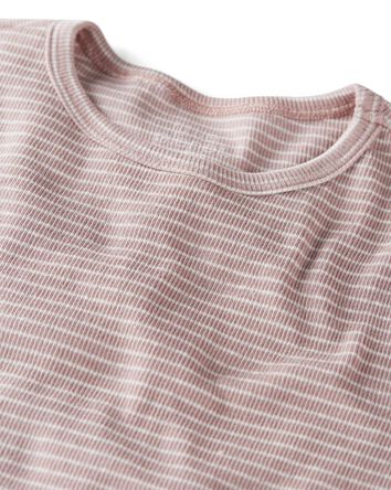 Toddler 2-Pack Organic Cotton Ribbed Tops, 