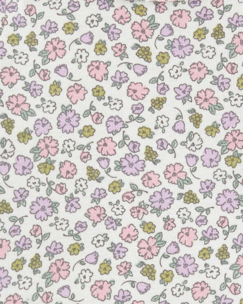 Baby 3-Piece Floral Long-Sleeve Tee & Jumper Set, image 4 of 6 slides