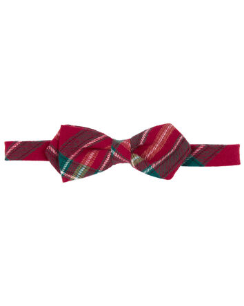 Plaid Holiday Bow Tie, 