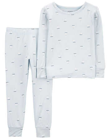 Toddler 2-Piece Sailboat PurelySoft Pajamas, 