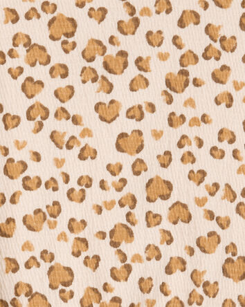 Baby 2-Piece Leopard Print Short Set - Brown, 