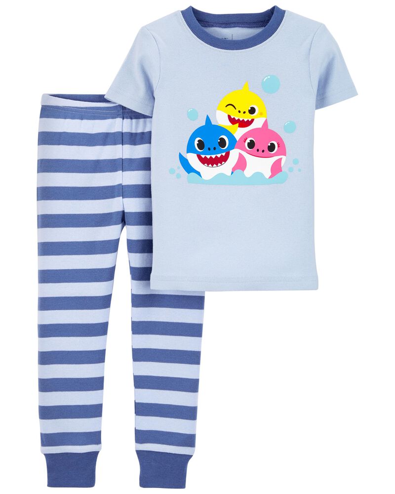 Toddler Pinkfong Baby Shark Snug Fit Cotton Pajamas, image 1 of 3 slides