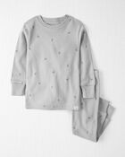 Baby Organic Cotton Pajamas Set in Bows, image 1 of 4 slides