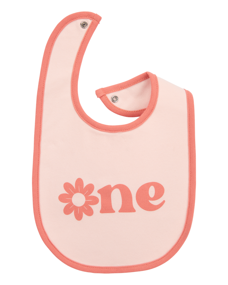 Baby 1st Birthday Teething Bib, image 2 of 3 slides