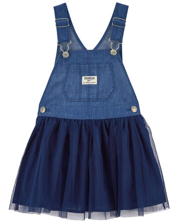 Toddler Tulle and Denim Jumper Dress
, 