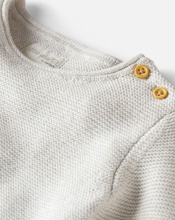 Toddler Organic Cotton Knit Sweater, 