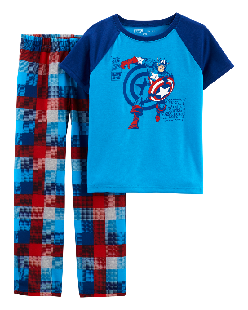 Kid 2-Piece ©MARVEL Loose Fit Pajamas, image 1 of 3 slides