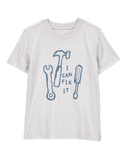 Toddler I Can Fix It Short-Sleeve Graphic Tee - Grey, image 1 of 3 slides
