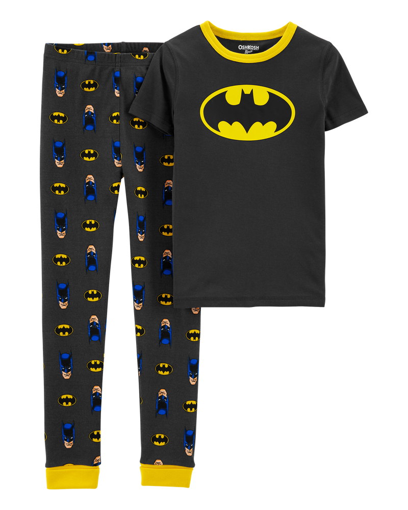 Kid 2-Piece Batman™ 100% Snug Fit Cotton Pajamas, image 1 of 3 slides