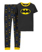 Kid 2-Piece Batman™ 100% Snug Fit Cotton Pajamas, image 1 of 3 slides