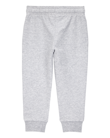 Baby Pull-On Drawstring Joggers - Grey, 