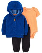 Baby 3-Piece Sherpa Jacket Set, image 1 of 5 slides