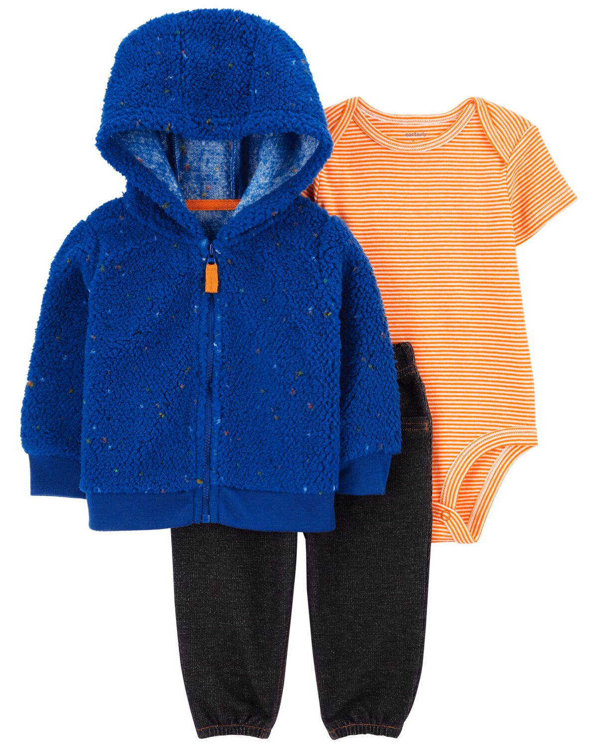 Baby 3-Piece Sherpa Jacket Set