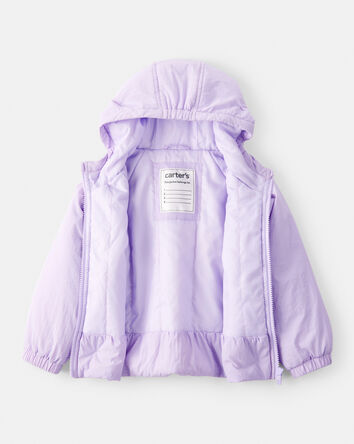 Toddler Girl Long-Sleeve Midweight Jacket - Purple, 