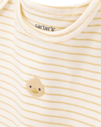 Baby 3-Piece Duck Little Cardigan Set - Ivory, 