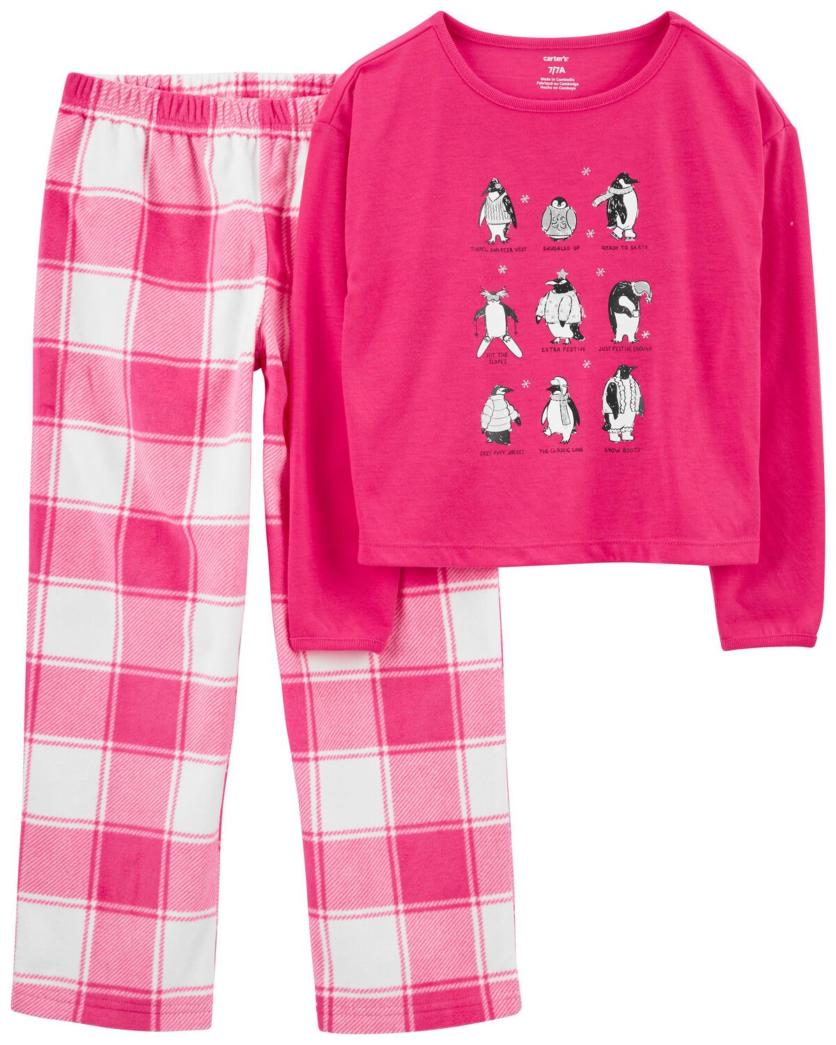 Kid 2-Piece Penguin Pajamas