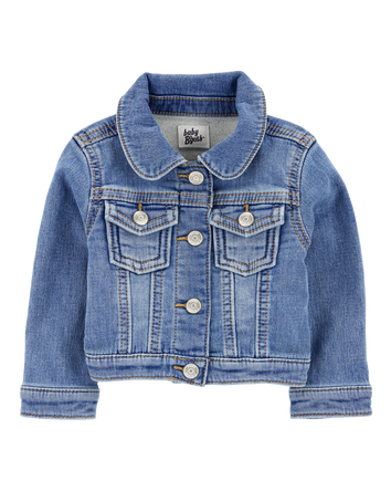 Baby Classic Knit-Like Denim Jacket, 